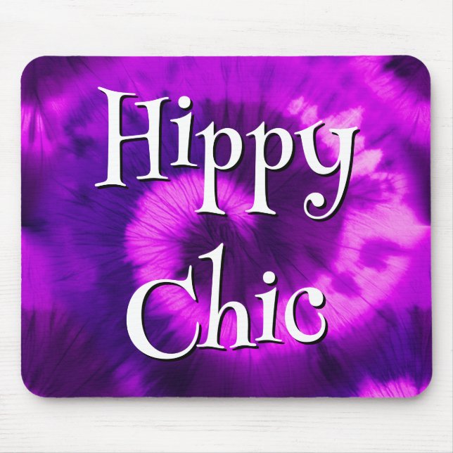Mousepad Pad Roxo do Rato Hippy Chic (Frente)