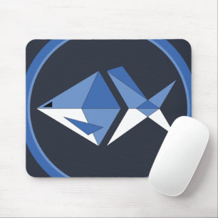 Mousepad Pad Simples do Mouse de Pesca Etheral
