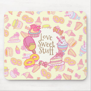 Mousepad Padaria e Bebidas Amarelo Doce