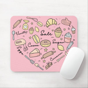 Mousepad Padaria Engraçada, padaria pastelaria