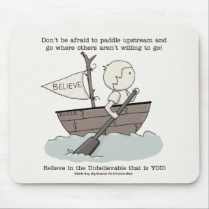 Mousepad Paddle Upstream