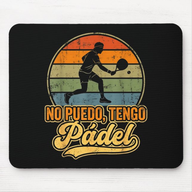 Mousepad Padel Tennis Padel Players Cool Men Women Padel Gr (Frente)