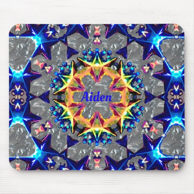 Mousepad Padrão 3D do AIDEN ~ Bright ~ ~ (Frente)
