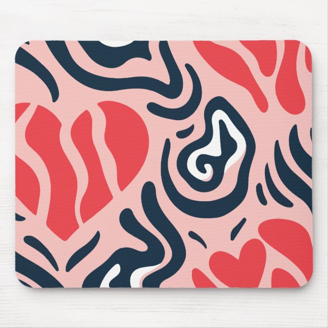 Mousepad padrão abstrato (Frente)