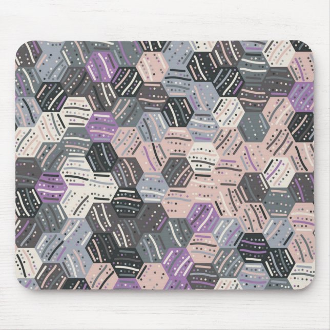 Mousepad padrão abstrato (Frente)