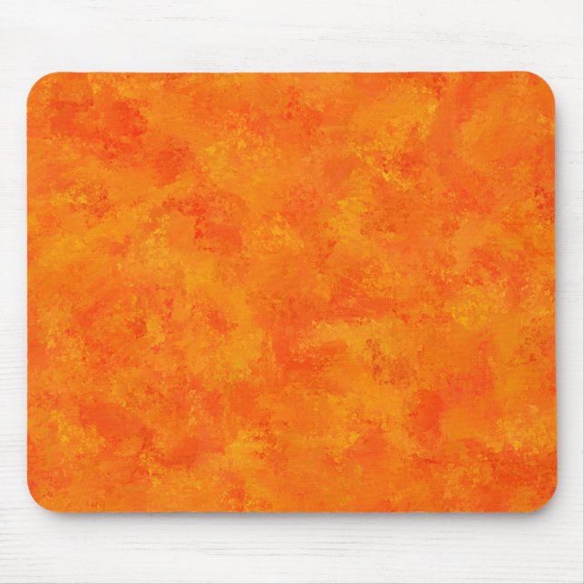 Mousepad Padrão Abstrato Laranja (Frente)