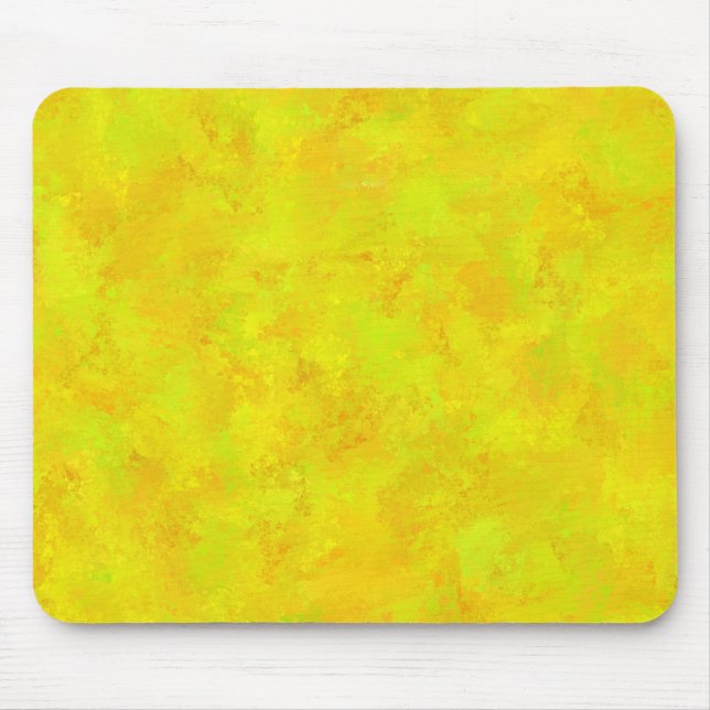 Mousepad Padrão Abstrato Laranja Amarelo Verde (Frente)