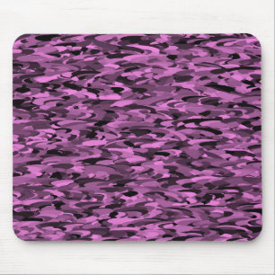 Mousepad Padrão Abstrato Roxo Preto