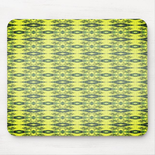 Mousepad Padrão amarelo e preto  (Frente)