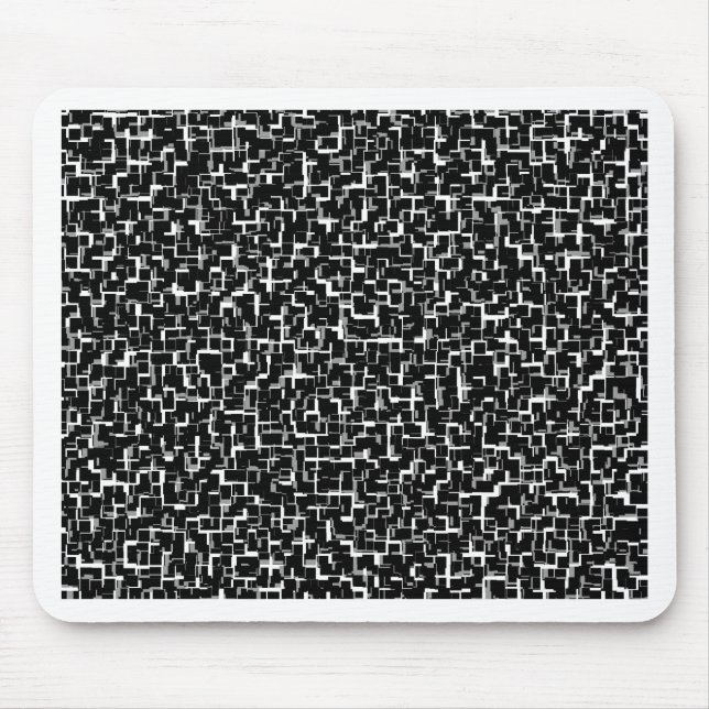 Mousepad Padrão Amarelo Preto da Camo Digital (Frente)