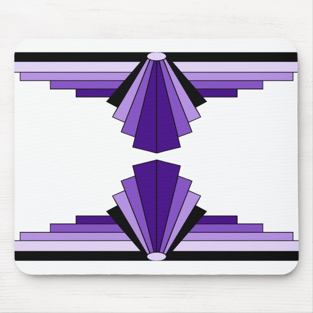 Mousepad Padrão Art Deco em Rúpias (Frente)