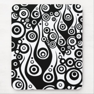 Mousepad Padrão ARTs - Círculo de chamas de tatuagem tran