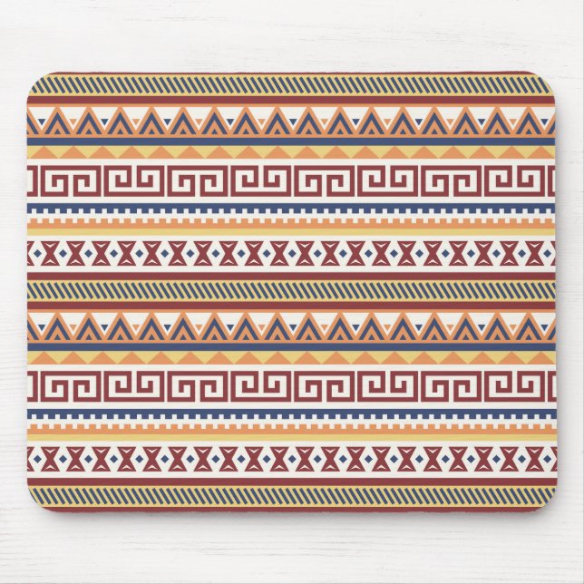 Mousepad Padrão Aztec Abstrato Tribal (Frente)