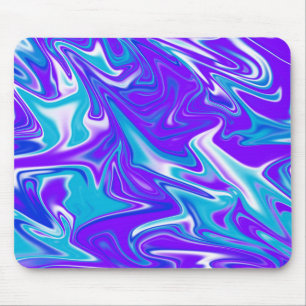 Mousepad Padrão Azul Abstrato Silky Sky