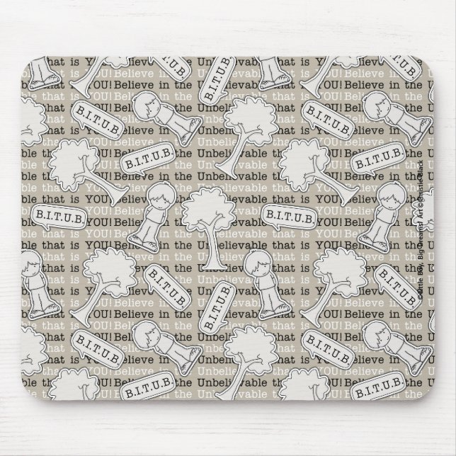 Mousepad Padrão BITUB (Acredite no Inacreditável) (Frente)