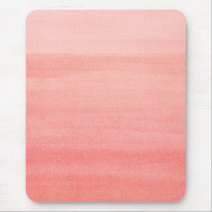 Mousepad Padrão Bonito de Cor de Água do Forno Rosa