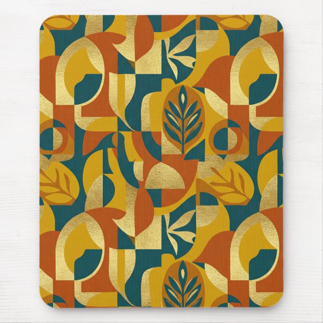 Mousepad Padrão Botânico (Frente)