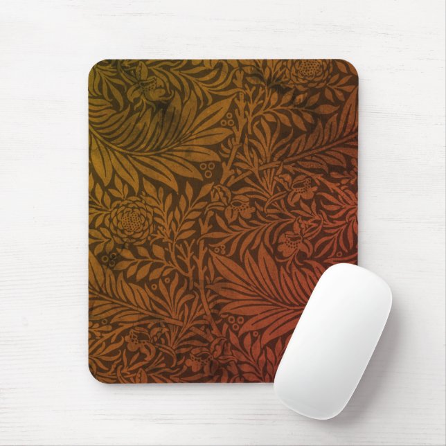 Mousepad Padrão Botânico Boho de Terracota Elegante (Com mouse)