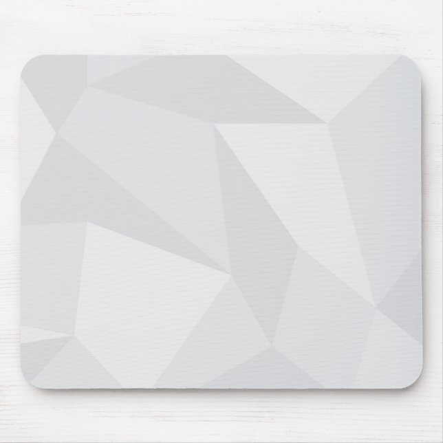 Mousepad Padrão branco, simples, moderno, urbano, legal, de (Frente)