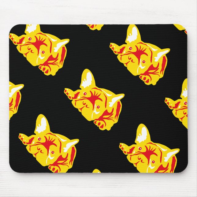 Mousepad Padrão Bulldog (Frente)