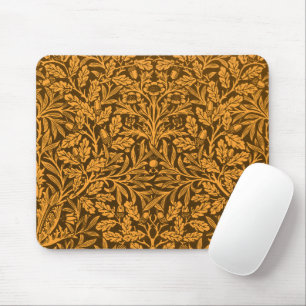 Mousepad Padrão Carvalho Ouro Outono Vintage William Morris