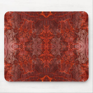 Mousepad Padrão Castanho Ouro Texturizado de couro de luxo