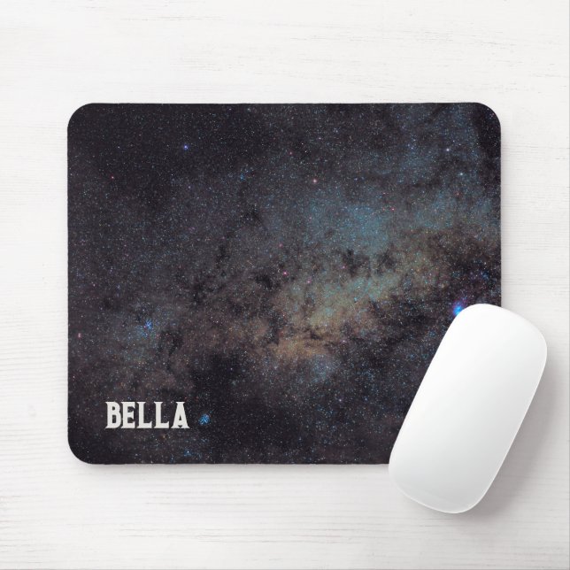 Mousepad Padrão Celestial Cosmic Galaxy (Com mouse)