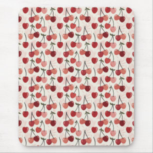 Mousepad Padrão Cereja Moderna