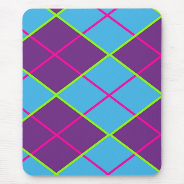 Mousepad Padrão Clássico Argyle (Frente)