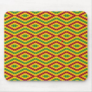 Mousepad Padrão Colorido Africano Kente