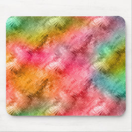 Mousepad Padrão Colorido de Vidro Cristal