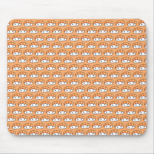 Mousepad Padrão contínuo de sushi nigiri Kawaii fofo