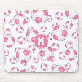 Mousepad padrão cor-de-rosa de esportes de cintura branca