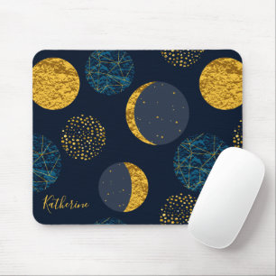 Mousepad Padrão Cósmico Abstrato Personalizado