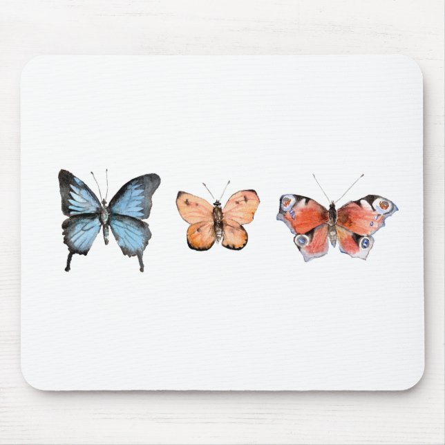 Mousepad Padrão da borboleta (Frente)