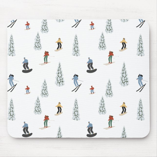 Mousepad Padrão da Descida de inverno (Frente)