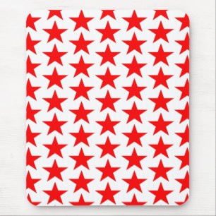 Mousepad Padrão da Estrela Vermelha