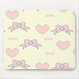 Mousepad Padrão da mãe rosa