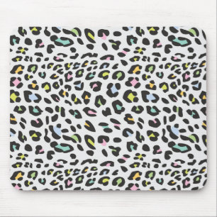 Mousepad Padrão da mancha-leopardo do Pastel