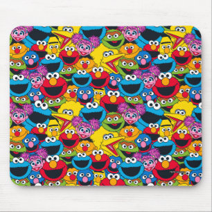Mousepad Padrão da Turma da Rua Sesame