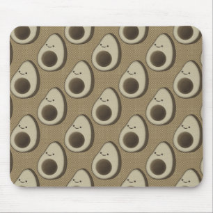Mousepad Padrão de Abacate em Estilo Vintage