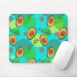 Mousepad Padrão de abacate fresco e divertido