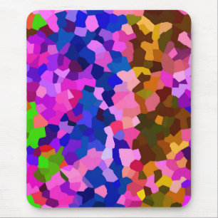 Mousepad Padrão de Abstrato Cristal Iridescente
