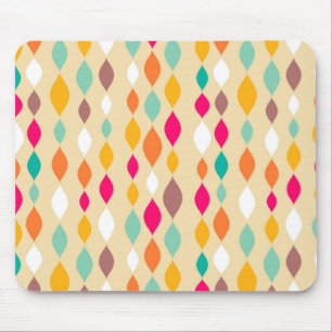 Mousepad Padrão de abstrato de estilo retrô