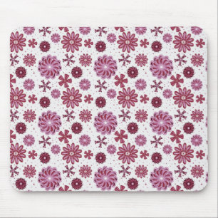Mousepad Padrão de Abstrato de Pastel Roxo