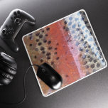 Mousepad Padrão de Abstrato de pele do arco-íris<br><div class="desc">O padrão Rainbow Trout Skin Abstrato é aplicado neste produto.</div>