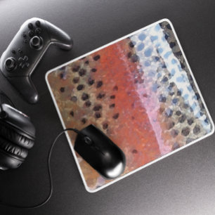 Mousepad Padrão de Abstrato de pele do arco-íris