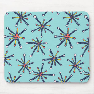 Mousepad Padrão de Abstrato de Química Molécula Retro Mo