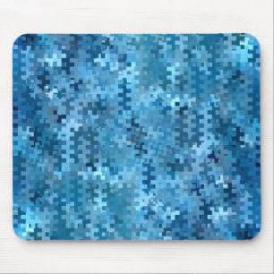 Mousepad Padrão de Abstrato de Trendy Blue
