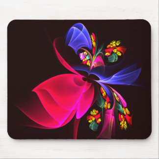 Mousepad Padrão de Abstrato Floral Moderno Colorido #06